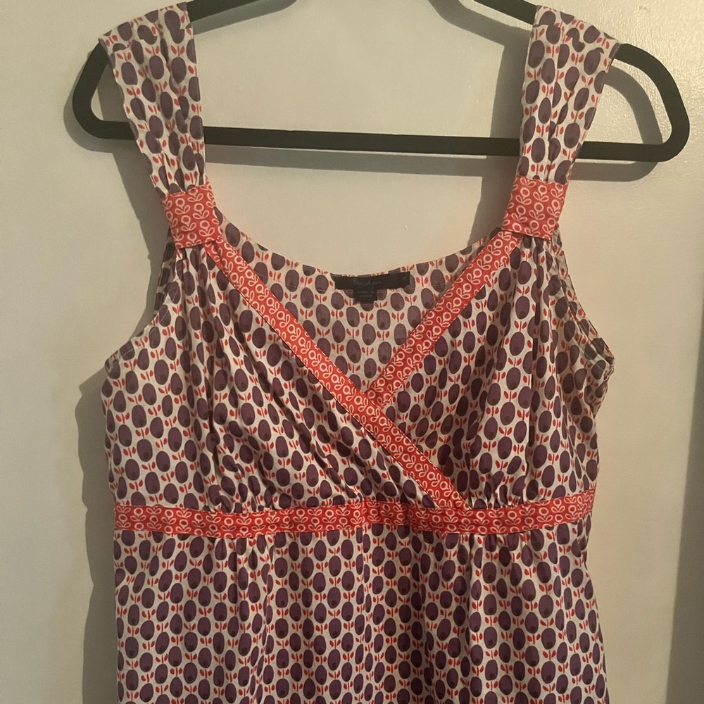 Boden v-neck sleeveless top UK16